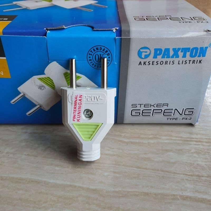 Steker Gepeng Colokan listrik Model Gepeng Paxtone