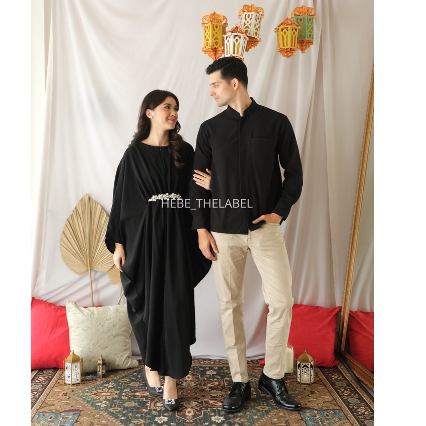 Hanifa Kaftan Available Couple &amp; Family Set Lebaran Ramadan Idul Fitri (HANYA DRESS)