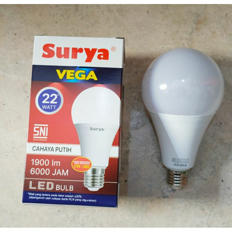 Lampu led 22 watt Surya VEGA