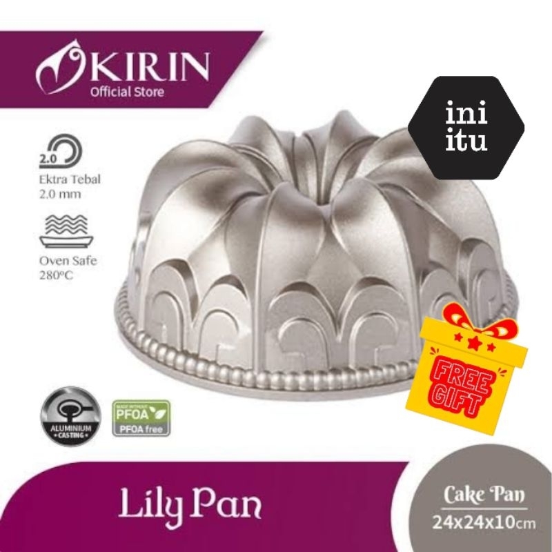 [ KIRIN ] Loyang Kue / Cake Pan Die Cast KIRIN - kue, bolu, dan puding - Premium Quality