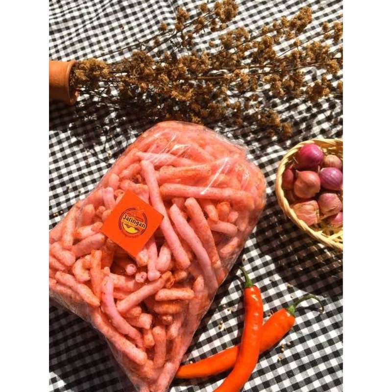 

Kerupuk cubit-cubitan / Cemilan pedas / Khas Tasikmalaya