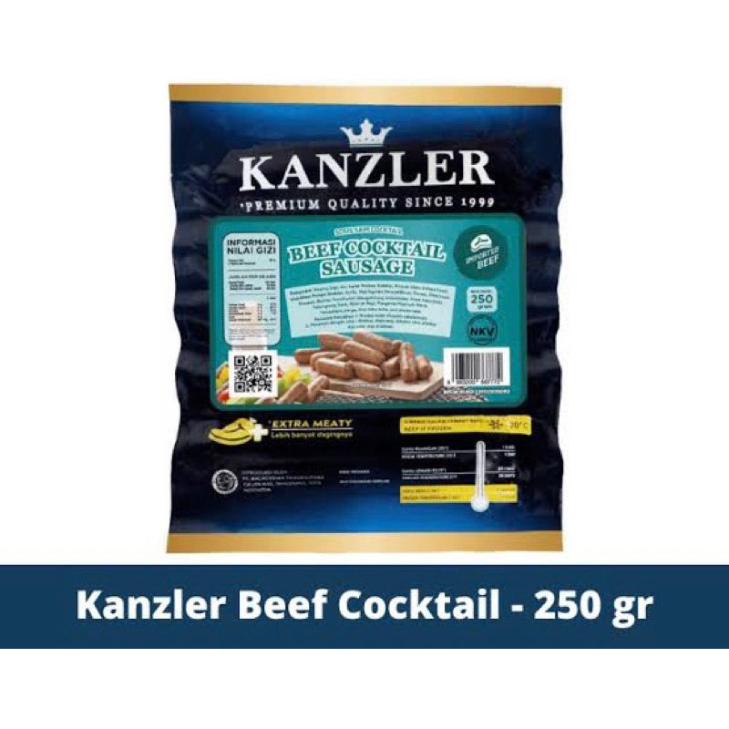 

SOSIS KANZLER BEEF COCKTAIL 250 GR HALAL Terlaris