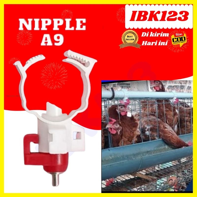 Nipel Nepel Ayam Petelur Nipel Nipple Ayam Petelur Drinker A9 IBK123