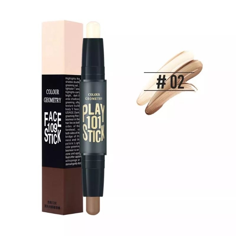 LAMEILA FACE STICK 3D 109 2in1 CONTOURING STICK DUO AND CONCEALER