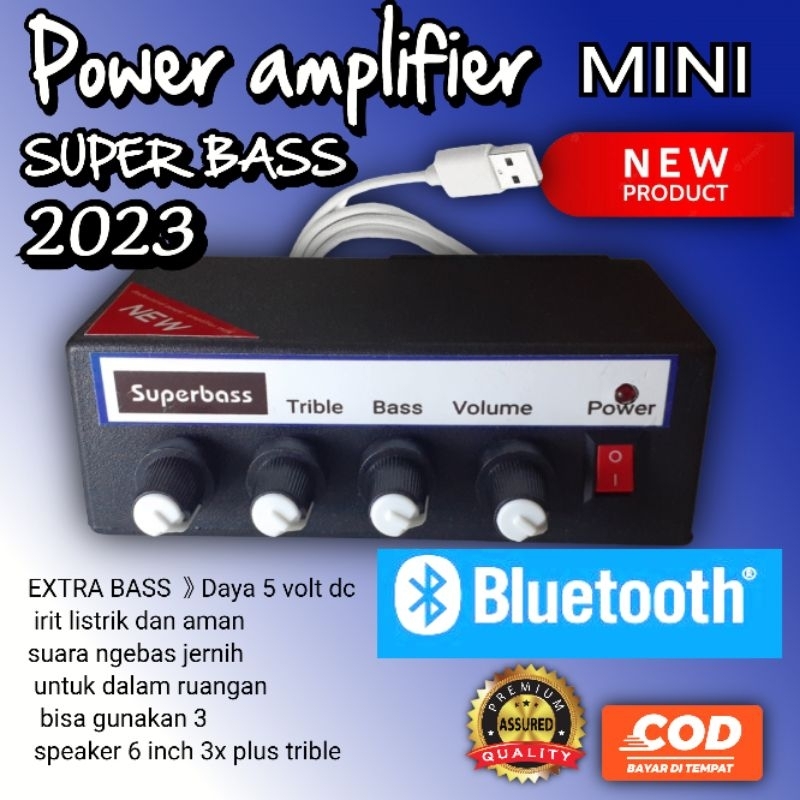 promo power amplifier mini SUPER BASS BLUETOOTH