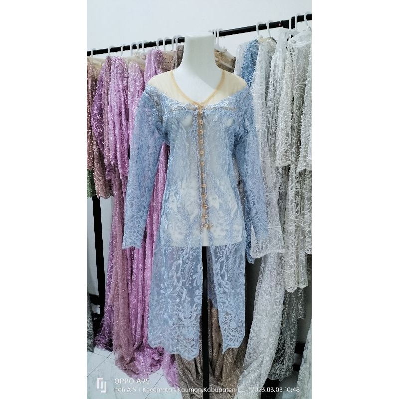 kebaya ibu besan tanpa payet