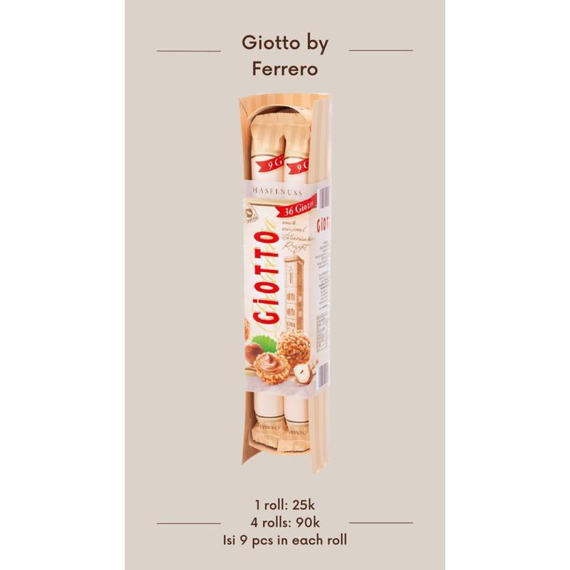 

Giotto by Ferrero