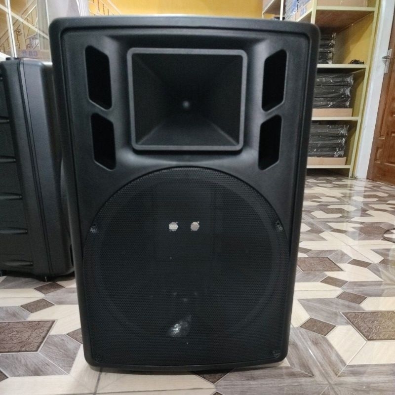 Box Speaker Monitor Kosongan Fiber Plastik 15inch Bahan Tebal