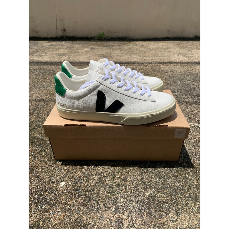 VEJA CAMPO LEATHER "EMERAUDE" ORIGINAL