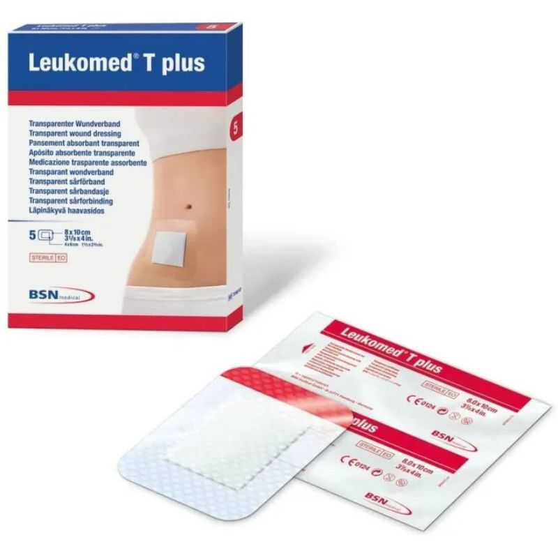 LEUKOMED T PLUS UKURAN 8CM X 10CM 1LEMBAR 1PCS / PLESTER ANTI AIR