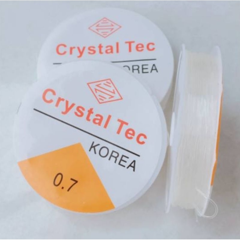 Tali Karet Kenur Crystal Korea Nilon melar Gelang Kalung