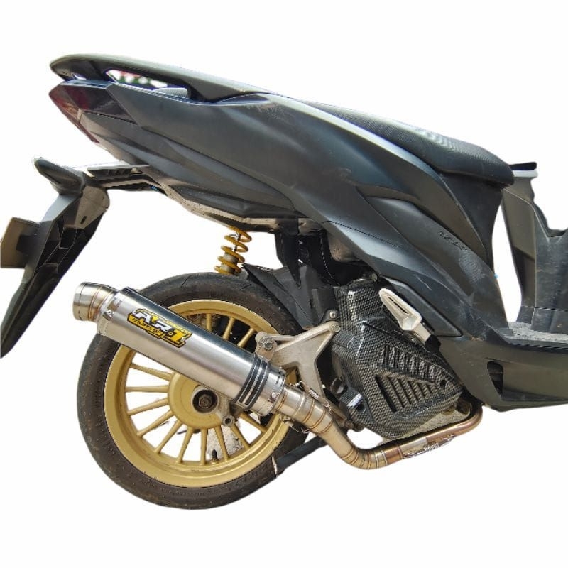 Knalpot ar1 racing beat karbu fi esp new mio sporty smile soul mio j gt m3 fino nouvo vario 110 125 