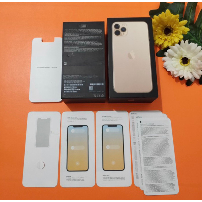 Dus Box iPhone 11 PRO MAX 256GB Gold iBox Original 100% Copotan
