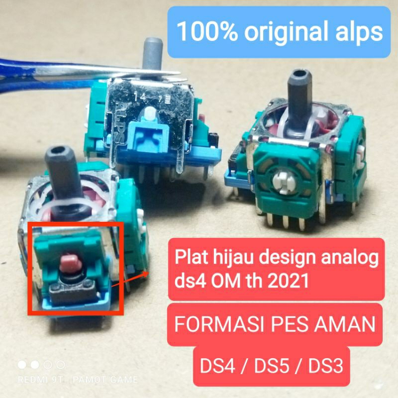 Whiskeria_ Analog Kaki 3 Original Alps Trimpod Hitam/Putih