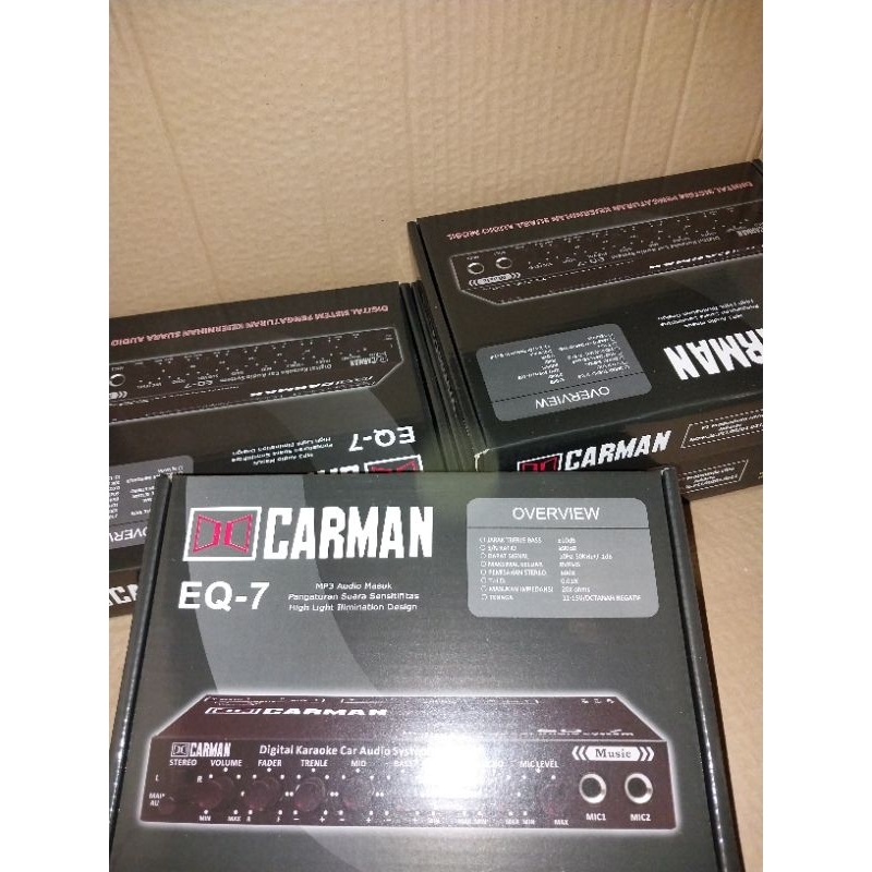 Ciasaatcisarua Pre Amp Parametrik Equalizer Carman Eq-7