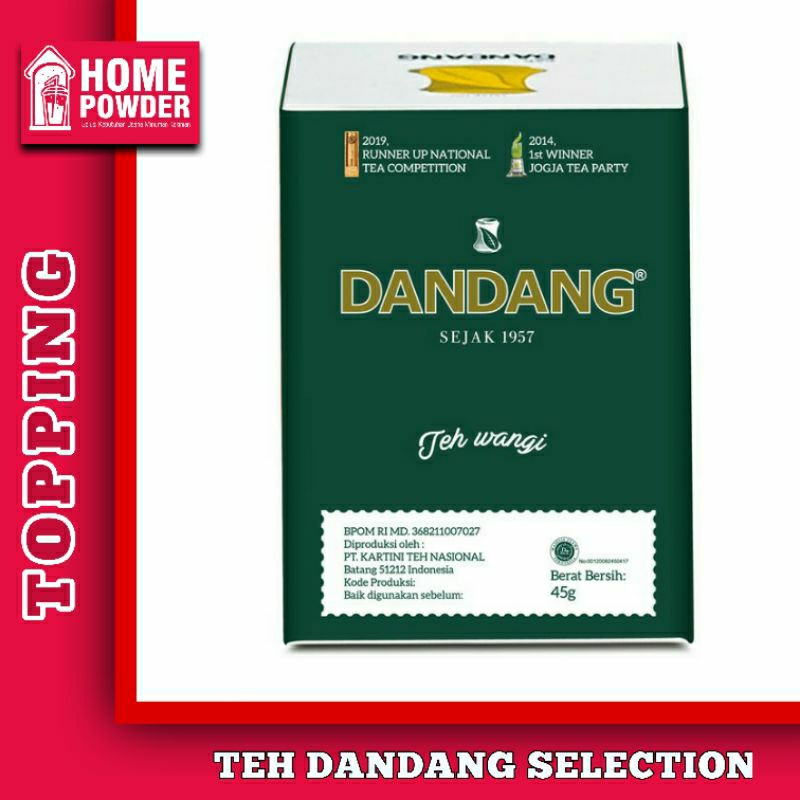 

Promo Teh Dandang Selection 45gr 10pcs murah Hijau Tua