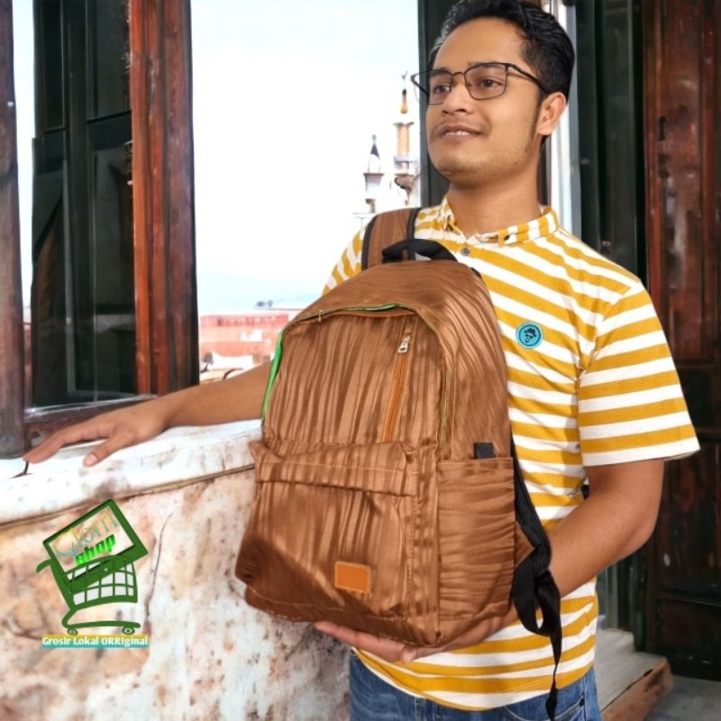 Tas Ransel Pria RDN 015 Distro Bandung Ransel Punggung Backpack Cowok Keren Sek BRAN NB-Tp F7B55RAPO