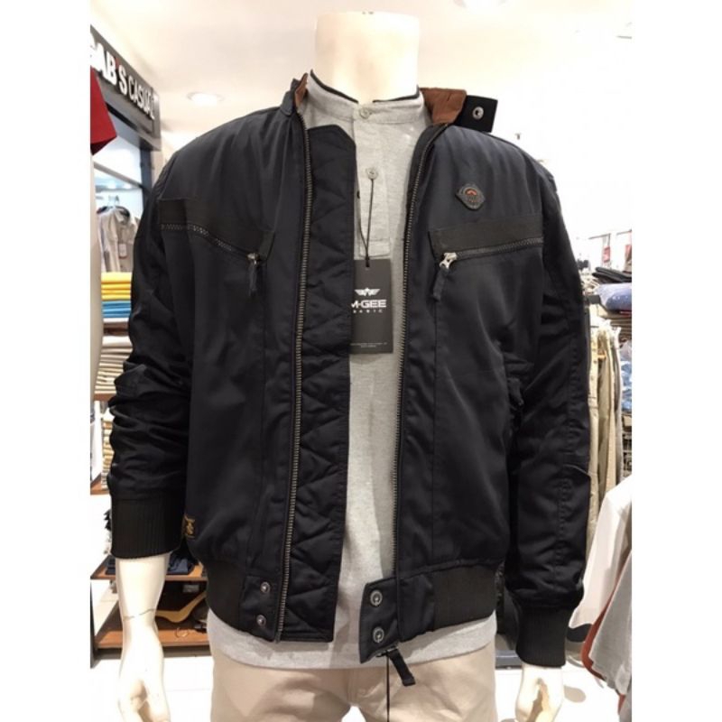 JAKET MGEE BASIC HITAM