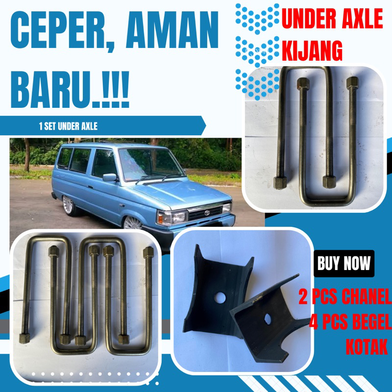 Under axle ceper/ begel kotak kijang super,Grand, extra