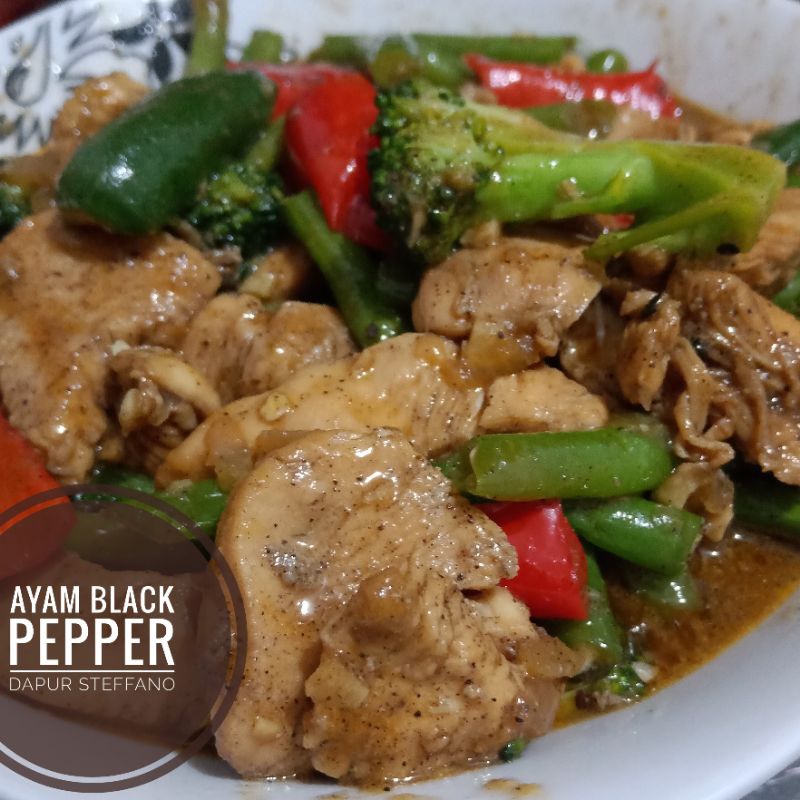 

Ayam Lada Hitam Ala Restoran