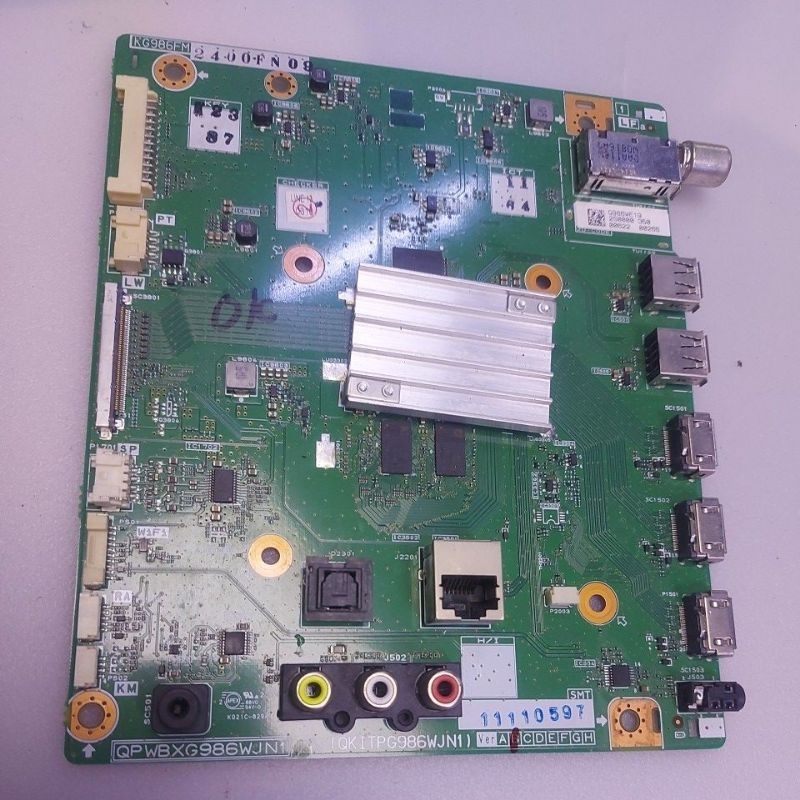 MB MAINBOARD MOTHERBOARD TV SHARP 4T C50BK1X 50BK1X 50BK1 x