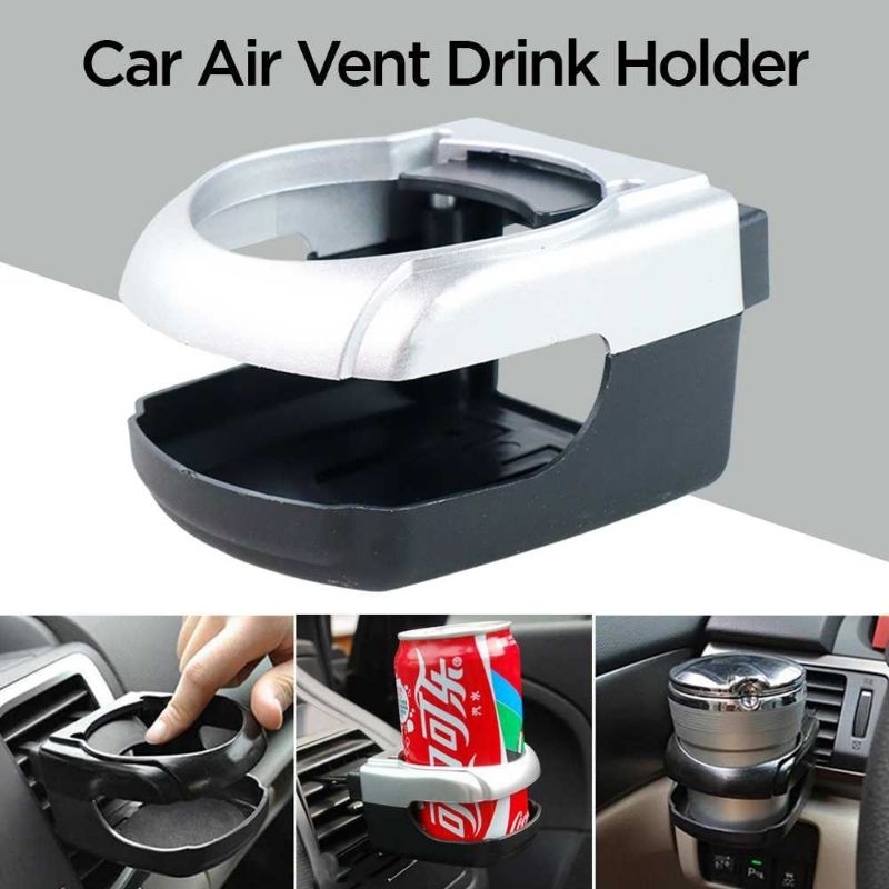 Hengtu Car Air Vent Drink Holder Tempat Minuman Kaleng Mobil - KMS-53