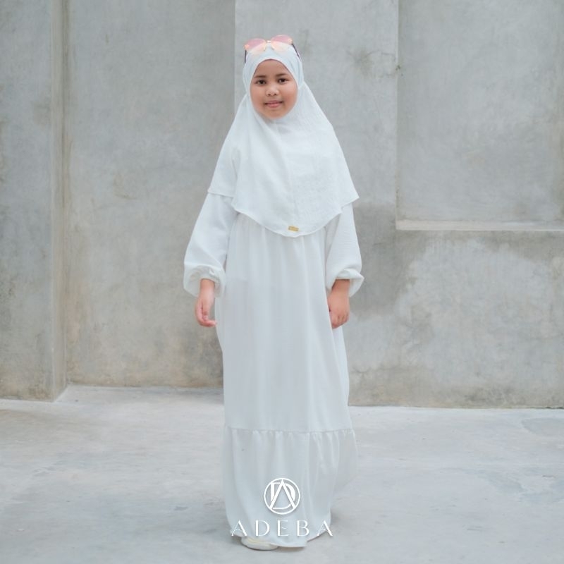 MARWA KIDS GAMIS PUTIH ANAK PREMIUM