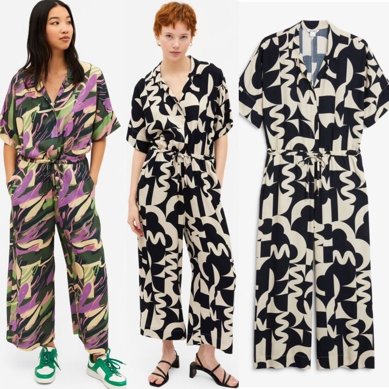 Mnk long jumpsuit printed