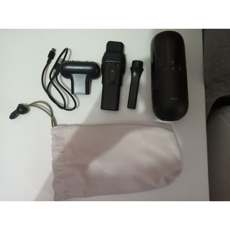 Baseus C1 Mini Car Vacuum Cleaner Portable Penghisap Debu Laptop/Meja Second