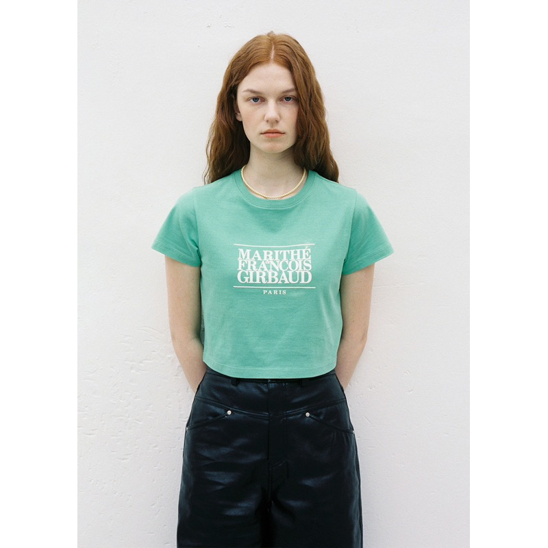 MARITHE FRANCOIS GIRBAUD - W Classic Logo CROP Tee