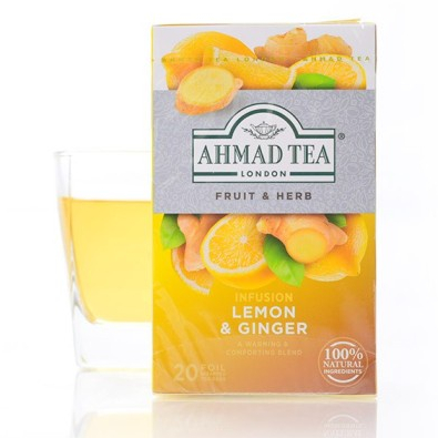 

(TEH) AHMAD TEA LEMON & GINGER 40GR