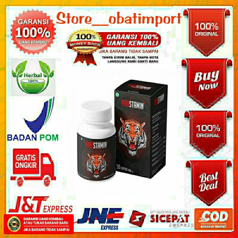 Prostamin // Obat Prostamin // Prostamin Asli Original Bpom // Obat Kuat Stamina Pria Penunjang Perf