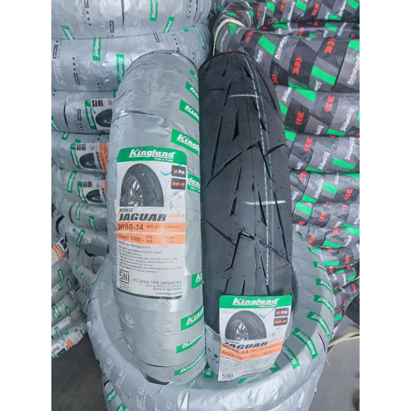 Ban tubless 90/80 14 RTX5 kingland(semi soft compound)*