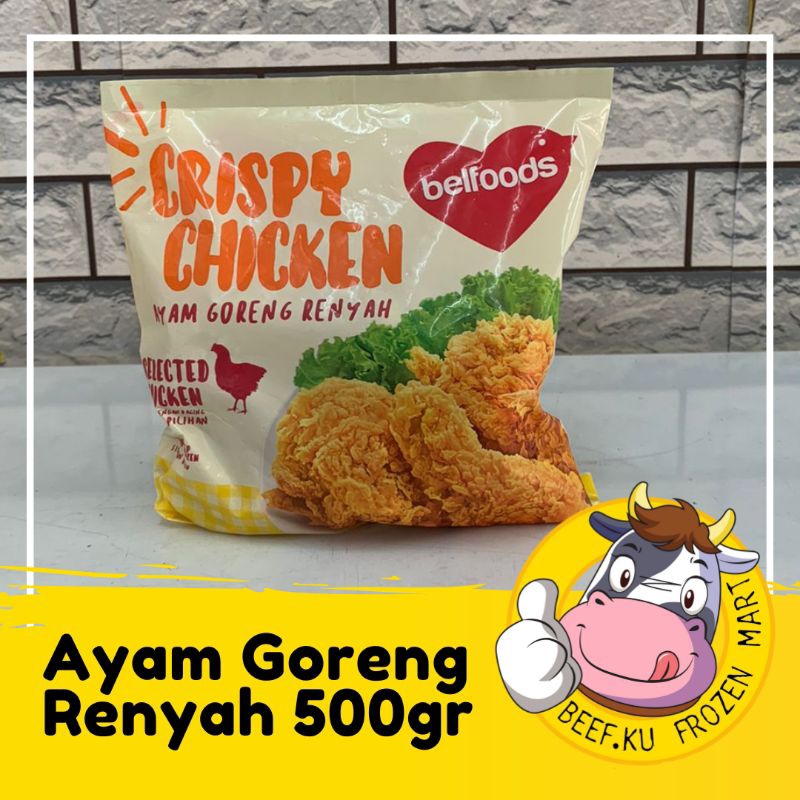 

BELFOODS AYAM GORENG RENYAH 500GR FROZEN FOOD HALAL DAN HIGENIS