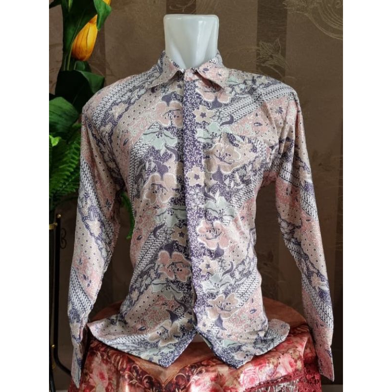 BAJU BATIK TERBARU / BAJU BATIK PESTA / BAJU KEMEJA BATIK LENGAN PANJANG