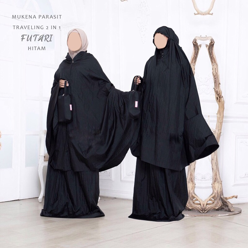Mukena Parasut Premium Futari 2in1