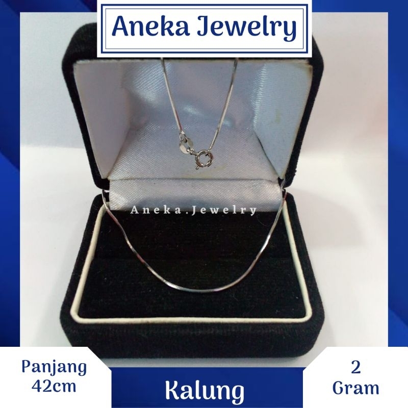 Kalung Casandra, Sepuh Emas Putih Perak 925