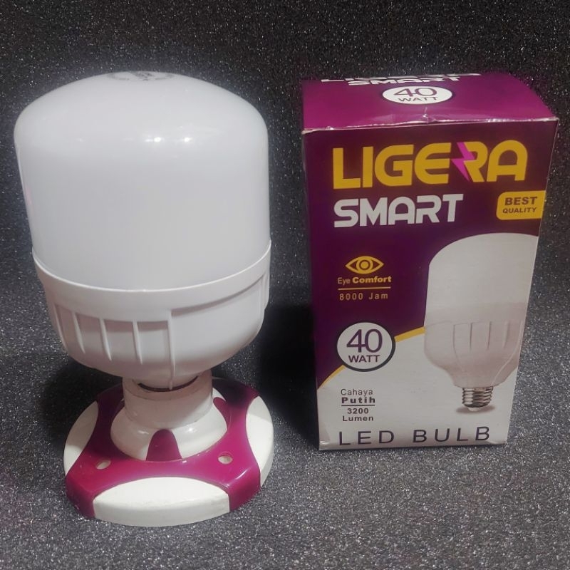 Lampu led kapsul 40 watt smart cahaya putih