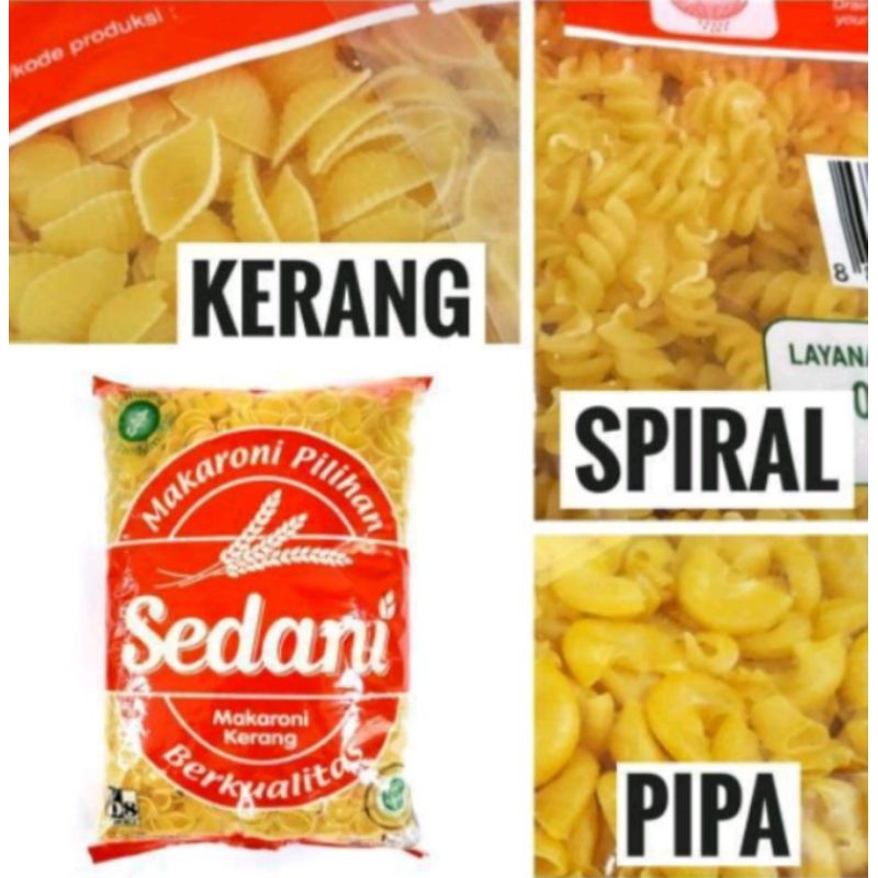 

1 kilogram makaroni sedani