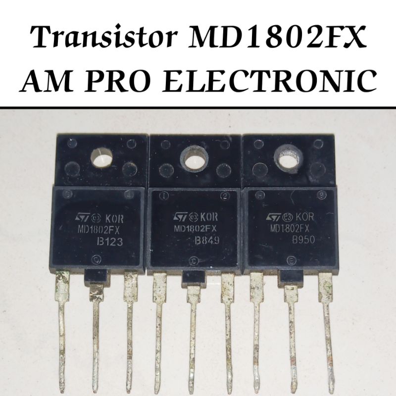 TR MD1802FX Transistor MD 1802 FX ST1802FX Cabutan Original.