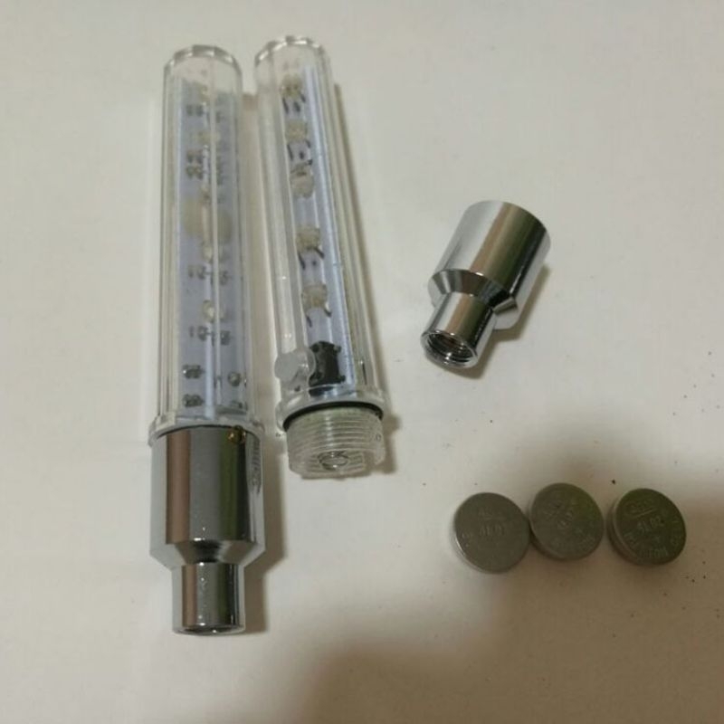 LAMPU PENTIL SEPEDA Bicycle 5LED Wheel Light Switch Hot Wheels Tail Light Bicycle Valve Light Dead Flying Mountain Bike