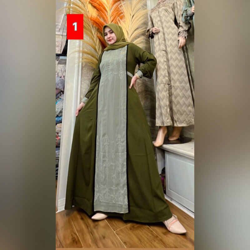 GAMIS AMALIA DRESS BY GALLERY MUSLIM