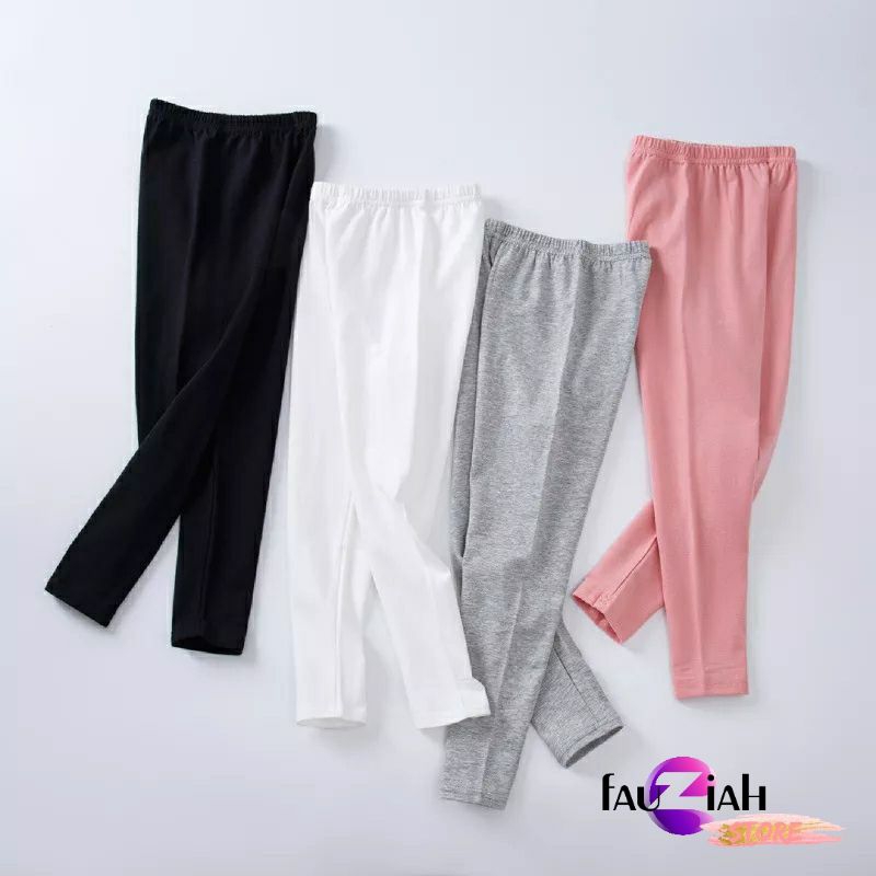 legging ANAK shoft rayon/usian 3_9_12thn. adem dan tidak bikin gatel