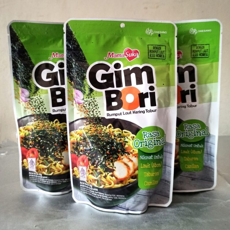 BON NORI 60Gr // GIM BORI 60gr || Rumput Laut Kering Tabur