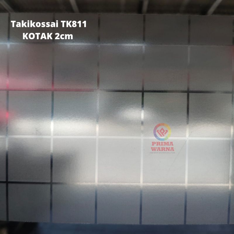 [ROLL] Stiker Kaca Es Film Sandblast Takikossai Motif Kotak