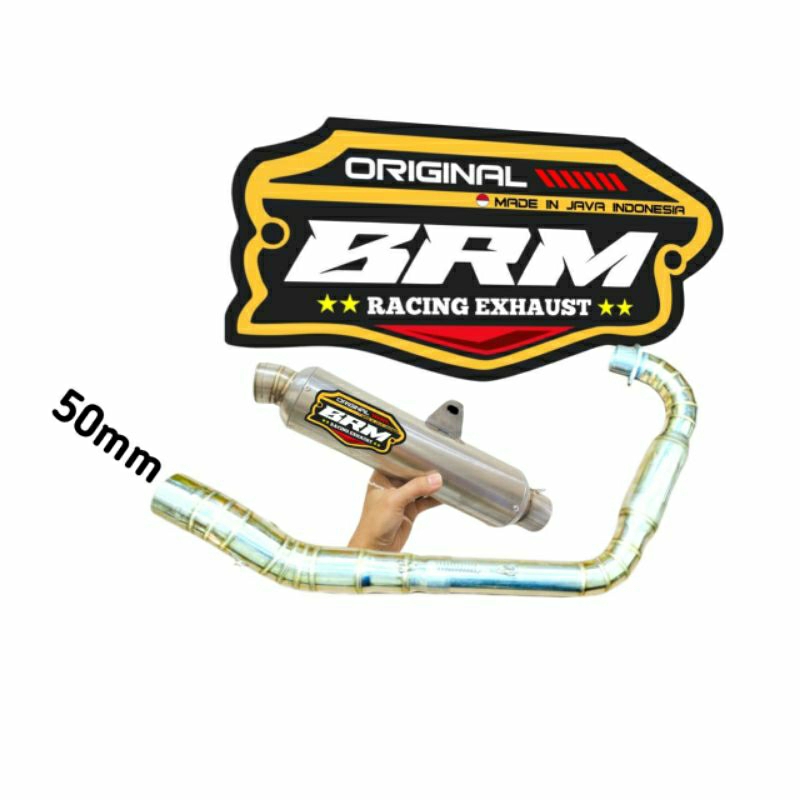Knalpot BRM JENONG KOMPETISI NEW LEHER BOOM TIGER