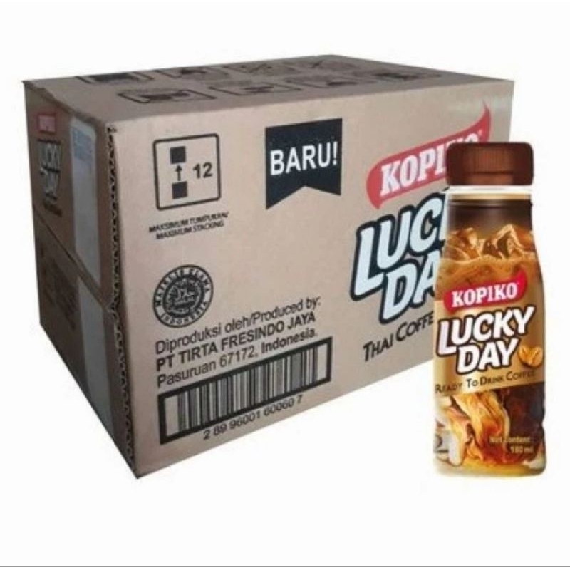 

Kopiko Lucky Day 180ml isi 12 Via Gojek/Grab