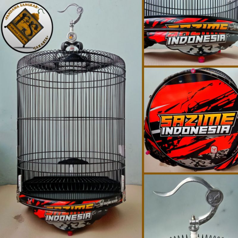 SANGKAR/KANDANG MURAI SAZIME PVC DECAL RACING