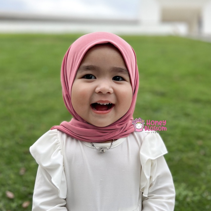 HONEYBLOSSOM jilbab bayi / jilbab bayi 6 12 bulan perempuan zahra cantik