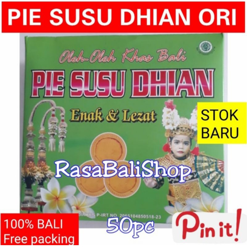 

Pie Susu Dhian isi 50pc, Pie Dhian Bali, Pie Susu Bali, Oleh-oleh Bali